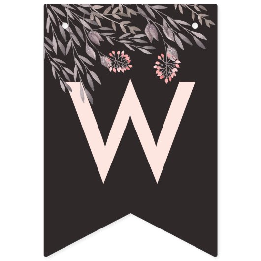 Een midzomernacht droombruiloft vlaggetjes (Eerste vlag)