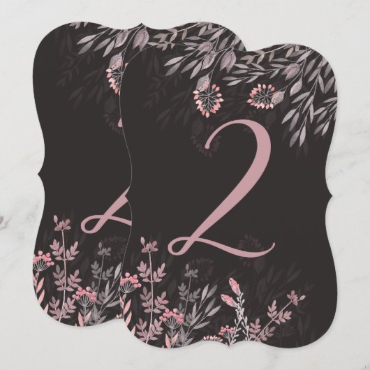 Een midzomernacht droomtafel 2 dubbelzijdig kaart (Voorkant / Achterkant)