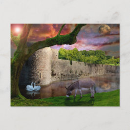 Een midzomernachting droom. briefkaart