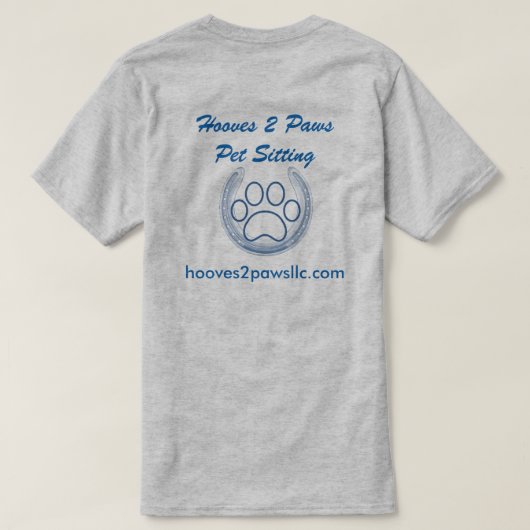 Een mijl in mijn schoenen lopen t-shirt (Design achterkant)