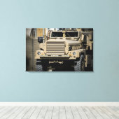 Een mijnbestendig, tegen hinderen beschermd voertu canvas afdruk (Insitu (Houten vloer))