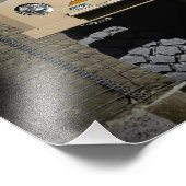 Een mijnbestendig, tegen hinderen beschermd voertu foto afdruk (Hoek)