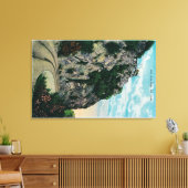 Een Mile High, bij Mt. LoweMt. Lowe, CA Canvas Afdruk (Insitu (Woonkamer))