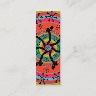 Een Mile-Skinny-kaart lopen Mini Visitekaartje