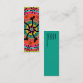 Een Mile-Skinny-kaart lopen Mini Visitekaartje (Voorkant / Achterkant)