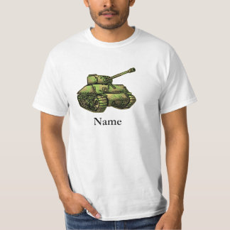 Een militair tank t-shirt