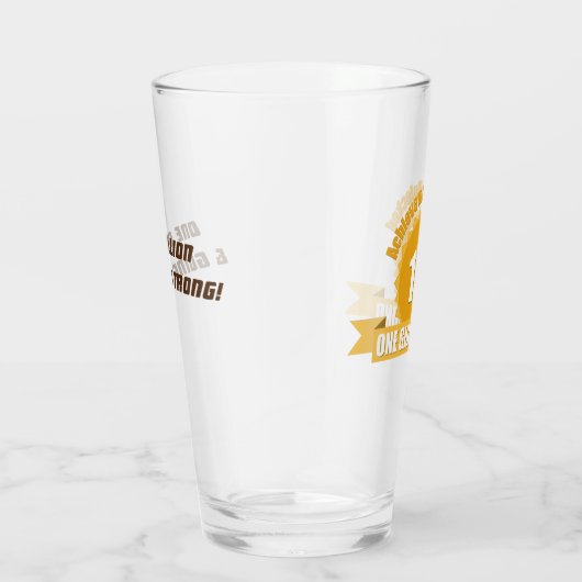 Eén miljard seconden gedenkglas glas (Rechts)