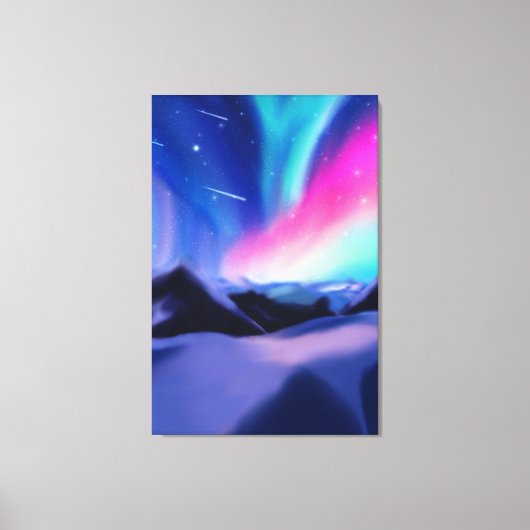 Een miljoen Aurora Dreams Canvas Afdruk (Voorkant)