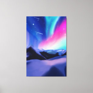 Een miljoen Aurora Dreams Canvas Afdruk