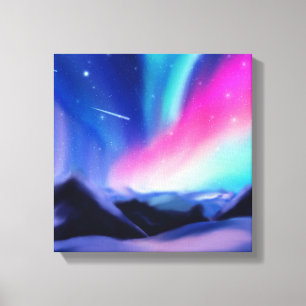 Een miljoen Aurora Dreams Canvas Afdruk