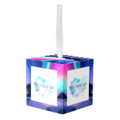 Een miljoen Aurora Dreams Cube Ornament (Achter hoekig)