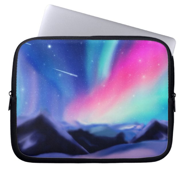 Een miljoen Aurora Dreams Laptop Mouw Laptop Sleeve (Voorkant)