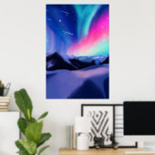 Een miljoen Aurora Dreams Poster (Thuiskantoor)