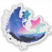 Een miljoen Aurora Dreams Sticker (Voorkant)