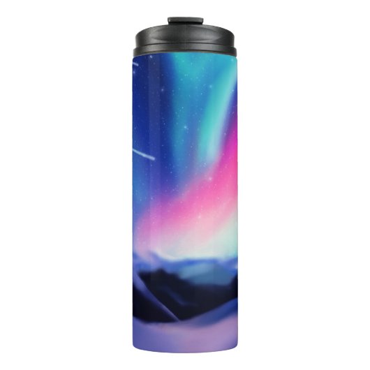 Een miljoen Aurora Dreams Thermische Tumbler Thermosbeker (Voorkant)