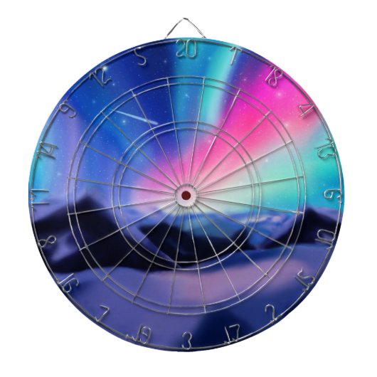 Een miljoen Aurora droams Dartbord (Voorkant)