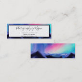 Een miljoen Aurora droams Mini Visitekaartje (Voorkant / Achterkant)