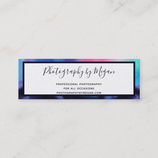 Een miljoen Aurora droams Mini Visitekaartje (Voorkant)