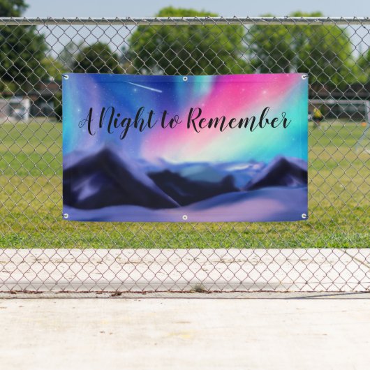 Een miljoen Aurora droams Spandoek (Insitu)