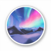 Een Miljoen Aurora Dromen Sticker (Voorkant)