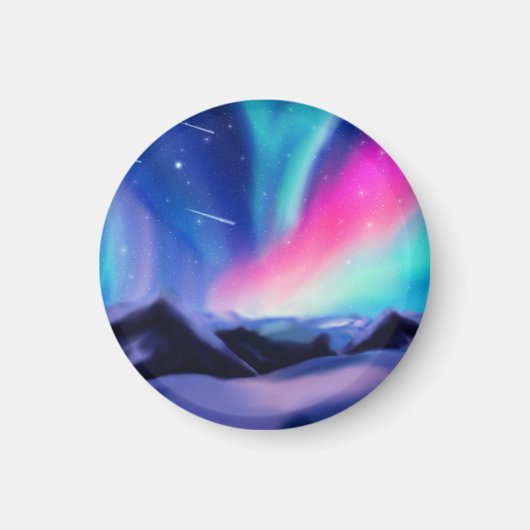 Een miljoen Aurora droommagneet Magneet (Voorkant)