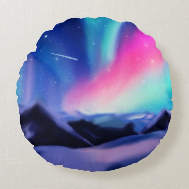 Een miljoen Aurora droomt rond kussen (Voorkant)