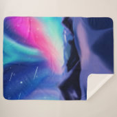 Een miljoen Aurora droomt sherpa deken (Voorkant (horizontaal))