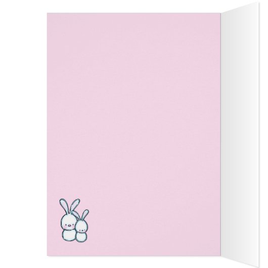 Een miljoen Bunnies Paas Kaart (Binnen (Links))