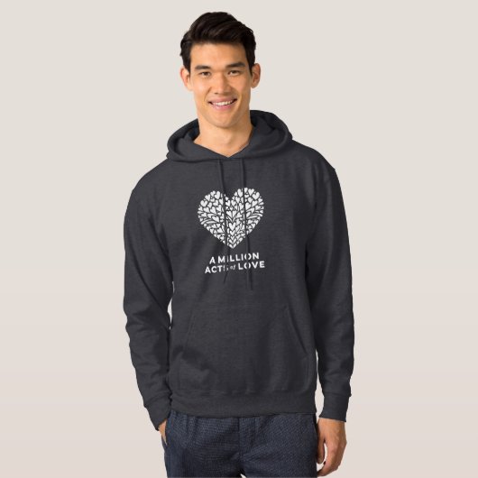 Een miljoen daden van liefde hoodie (Voorkant volledig)