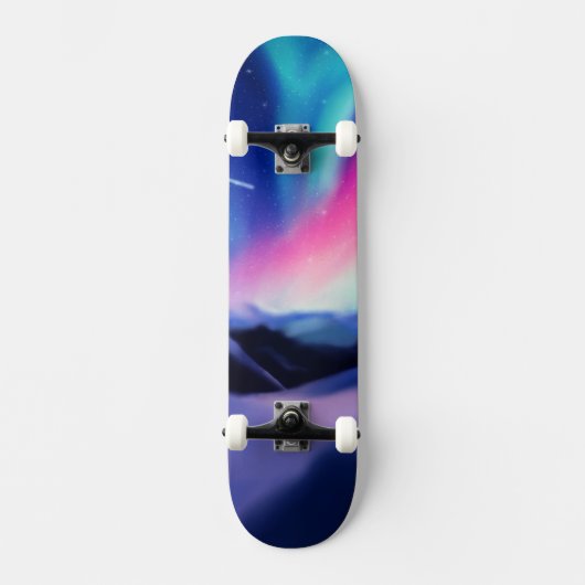 Een miljoen dromen - de Aurora Borealis Persoonlijk Skateboard (Voorkant)