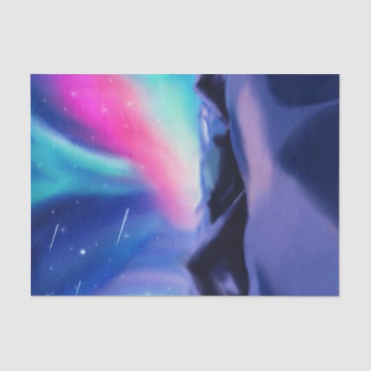 Een miljoen dromen - de Aurora Borealis Tissuepapier (Voorkant)