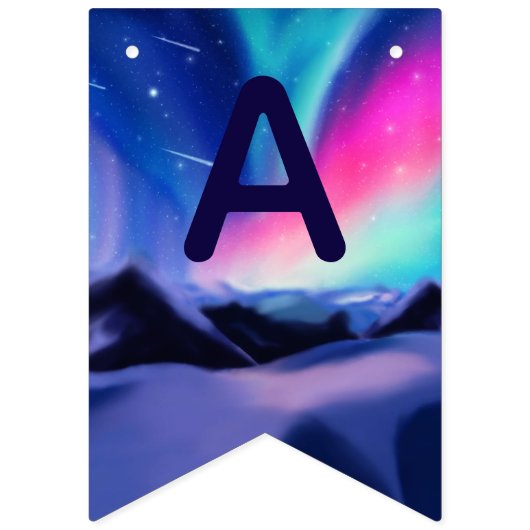 Een miljoen dromen - de Aurora Borealis Vlaggetjes (Derde vlag)