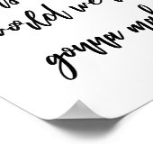 Een miljoen dromen in de Lyrische wandkunst Poster (Hoek)