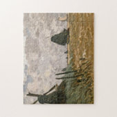 Een Mill nabij Zaandam Monet Fine Art Legpuzzel (Verticaal)