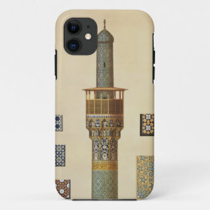 Een minaret en keramische details van de moskee va Case-Mate iPhone case