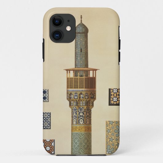 Een minaret en keramische details van de moskee va Case-Mate iPhone case (Achterkant)