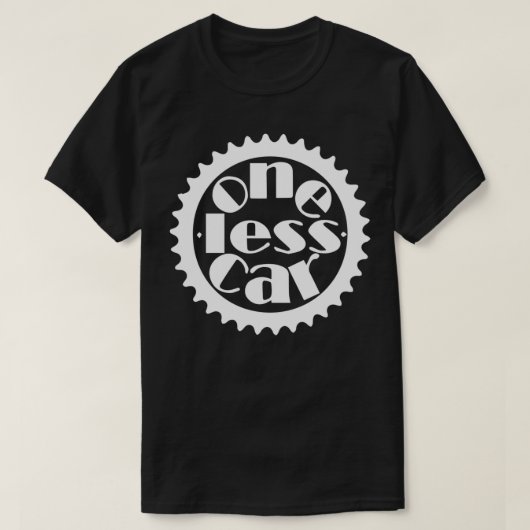 Eén minder auto (2) t-shirt (Design voorkant)