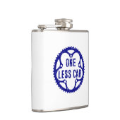 Eén minder auto heupfles (Rechts)