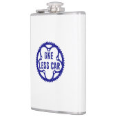 Eén minder auto heupfles (Links)