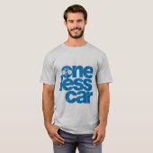 Eén minder auto t-shirt (Voorkant volledig)