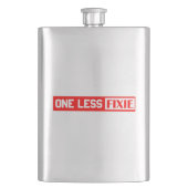 Eén minder Fixie Heupfles (Voorkant)