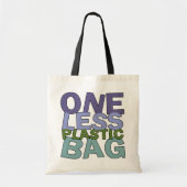 ÉÉN MINDER PLASTIC-BAG TOTE BAG (Voorkant)