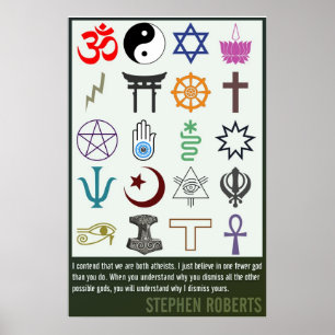 Een mindere God Stephen Roberts Poster