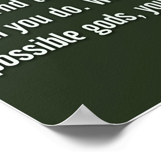 Een mindere God | Stephen Roberts Poster (Hoek)