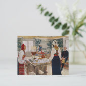 Een mineres katoen, van een commercieel bedrukte k briefkaart (Staand voorkant)