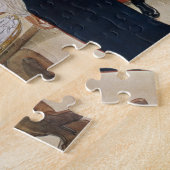 Een mineres katoen, van een commercieel bedrukte k legpuzzel (Zijkant)