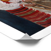 Een mineres katoen, van een commercieel bedrukte k poster (Hoek)