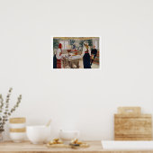 Een mineres katoen, van een commercieel bedrukte k poster (Keuken)