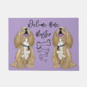 Een miniatuur cocker spaniel Welkom thuis 2 Deurmat (Voorkant)