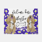 Een miniatuur cocker spaniel Welkom thuis Deurmat (Voorkant)